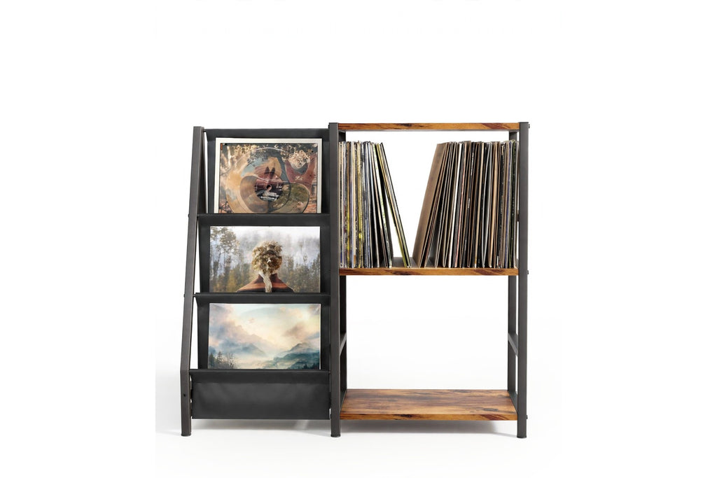 kyenook 3-Tier Vinyl Record Display Rack - main