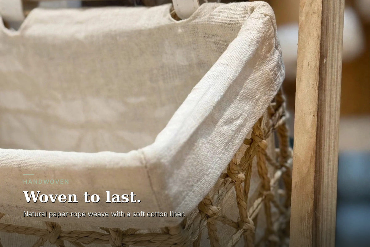 kyenook Woven Rack - handwoven detail