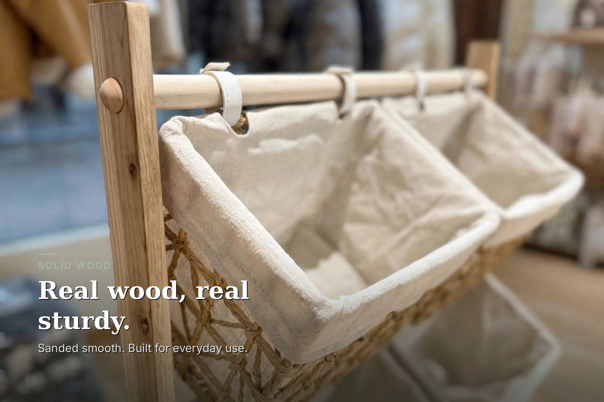 kyenook Woven Rack - solid wood