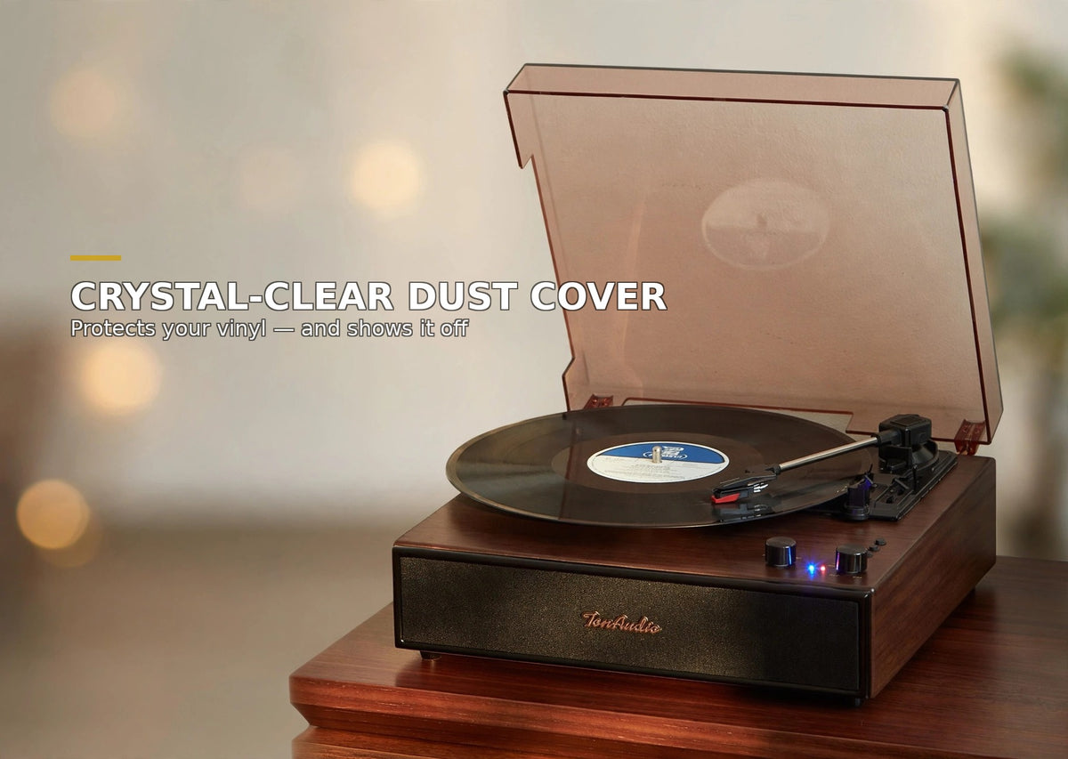 Crystal-clear dust cover